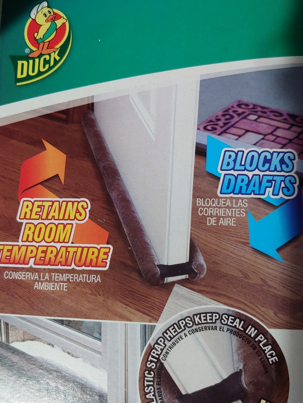Duck Double Draft Seal - Red/White Packaging